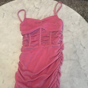 Katie J NYC Girl’s Lola Ruched Dress - Big Kid size M